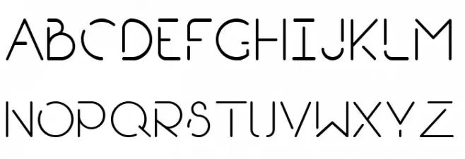 Break SemiBold フォント 大文字
