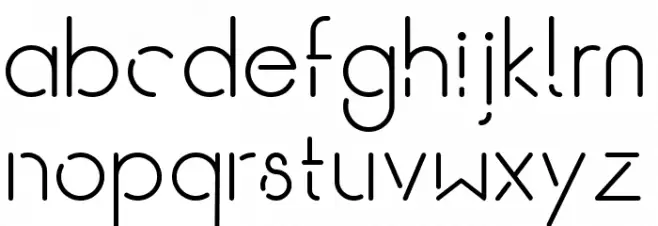 Break SemiBold Schriftart Kleinbuchstaben