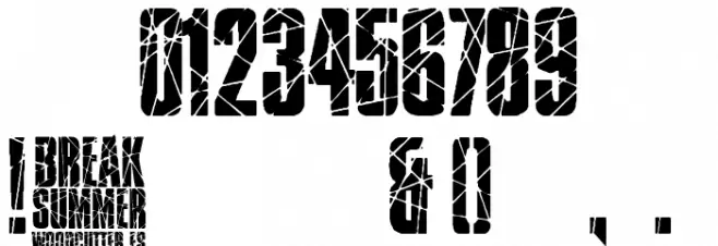 Break Summer Font OTHER CHARS