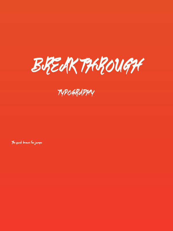 Break Through Poster