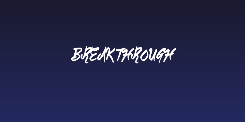 Break Through Social Header