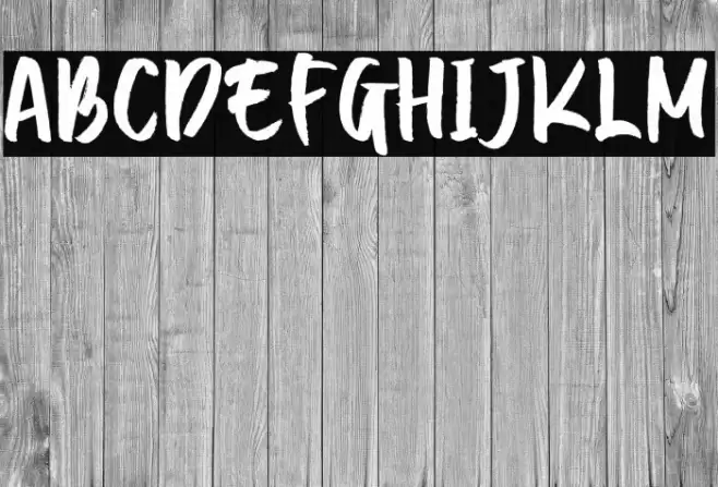 Break Types Font examples