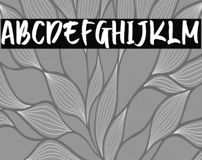 Break Types Font examples