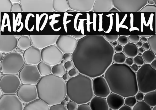 Break Types Font examples