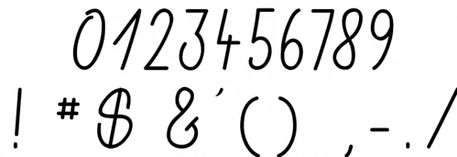 Break the Silence Font OTHER CHARS