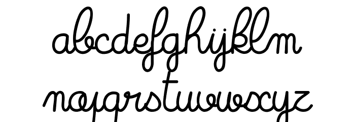 Break the Silence Font LOWERCASE