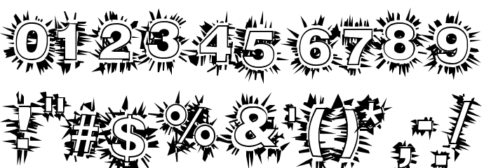 BreakAway Font OTHER CHARS