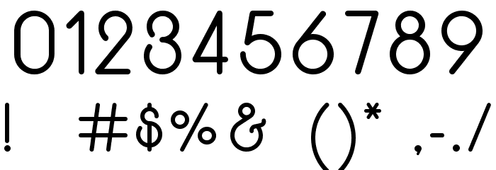 BreakFill-Bold Font OTHER CHARS