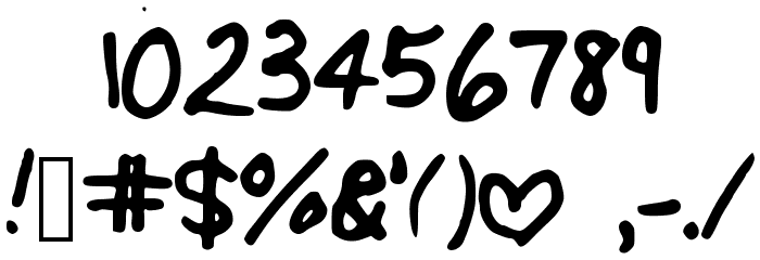 BreakMeLikeAPromise Font OTHER CHARS