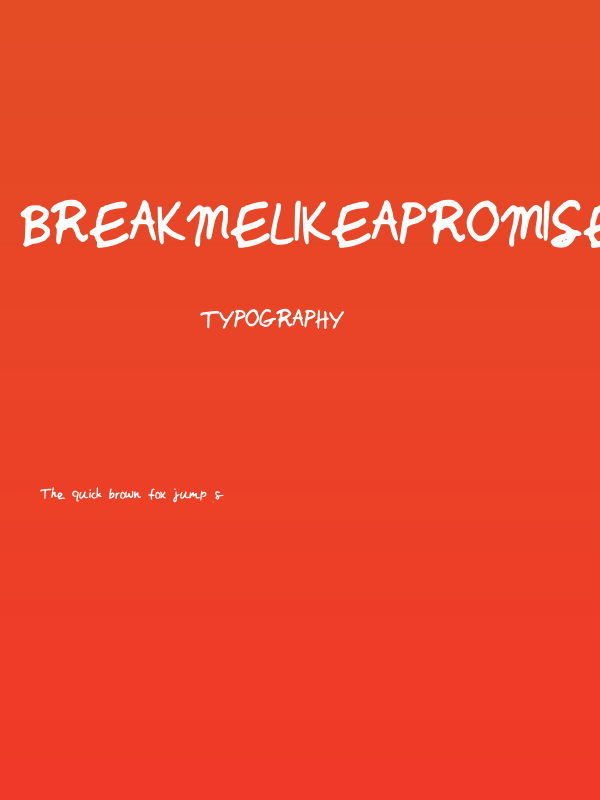 BreakMeLikeAPromise Poster