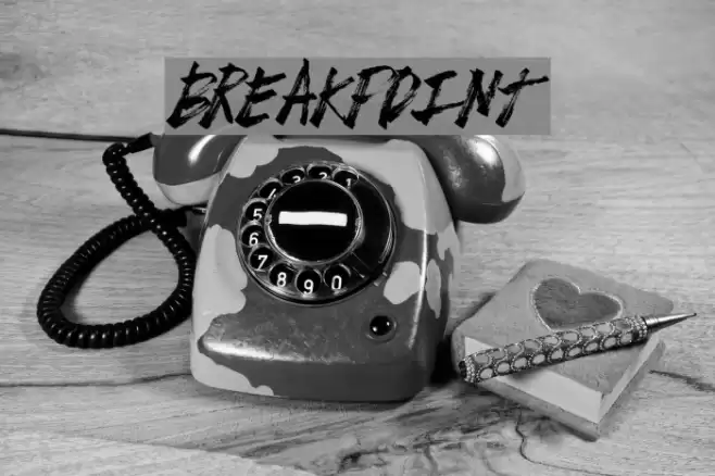 BreakPoint Font examples