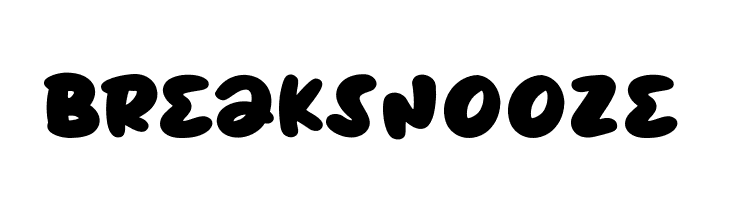 BreakSnooze  Fuentes Gratis Descargar
