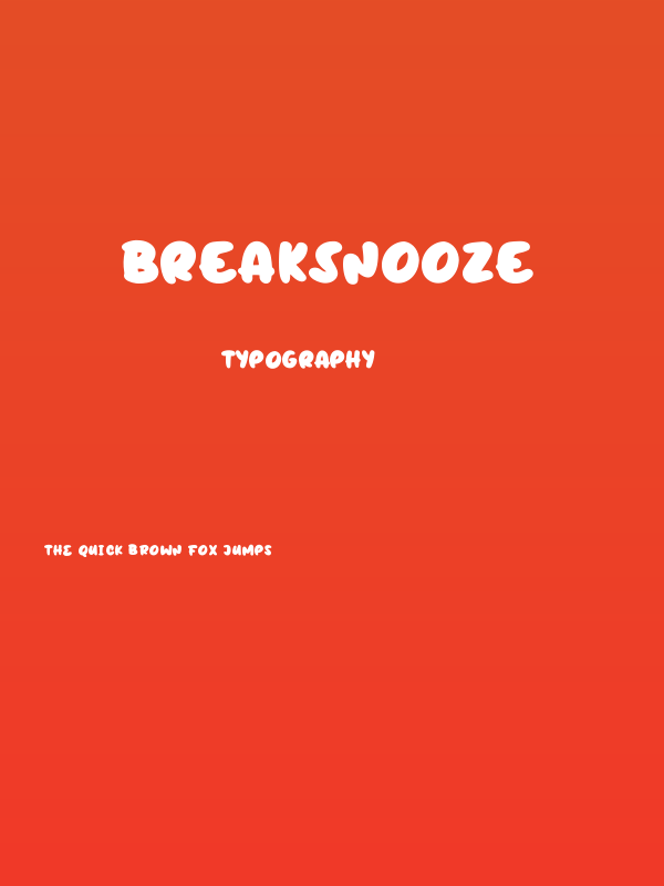 BreakSnooze Poster