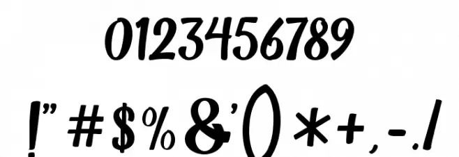 BreakStones-FreePersonalUse Font OTHER CHARS