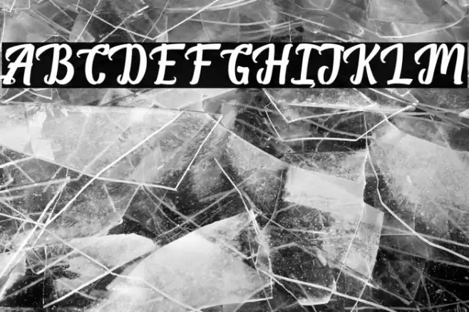 BreakStones-FreePersonalUse Font examples