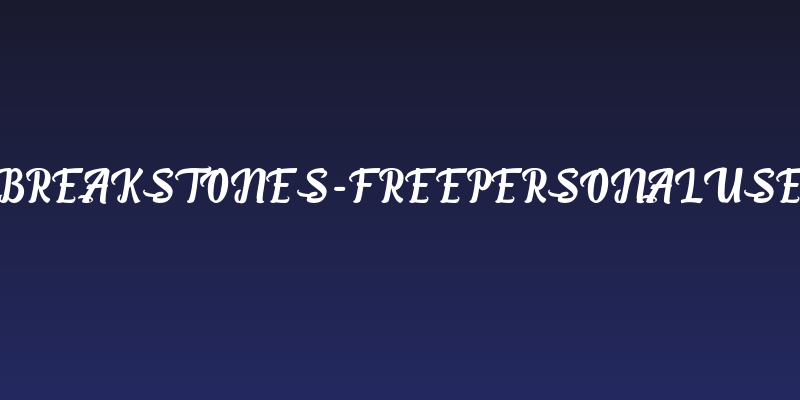 BreakStones-FreePersonalUse Social Header
