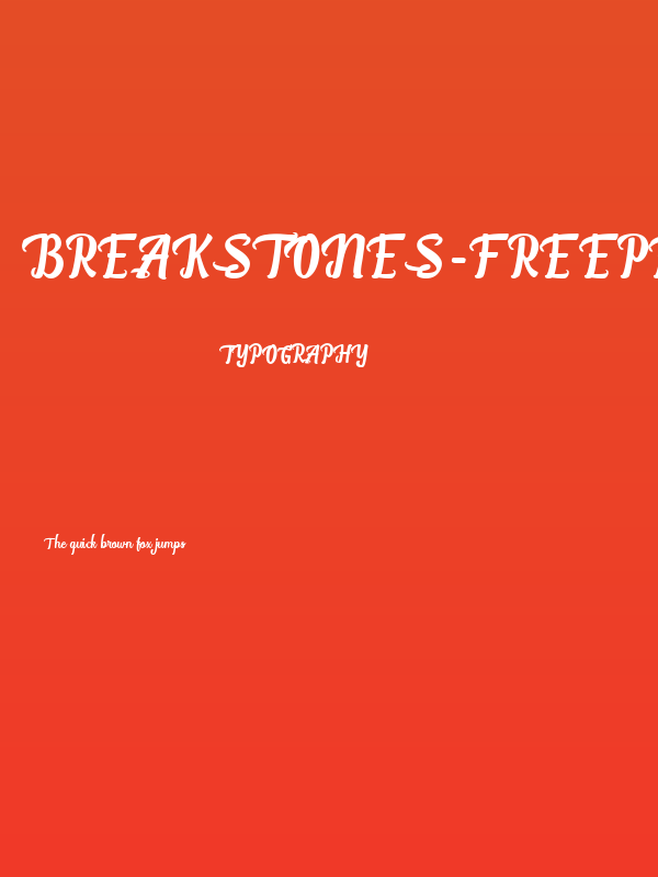 BreakStones-FreePersonalUse Poster