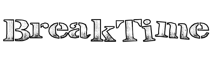 BreakTime  font caratteri gratis