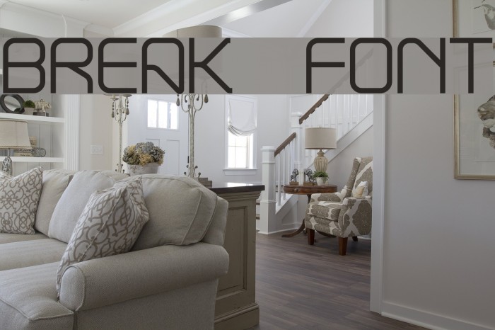 Break Font examples