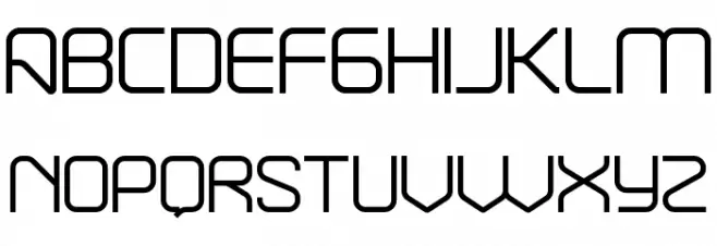Break Font LOWERCASE