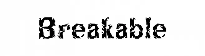 Breakable  baixar fontes gratis