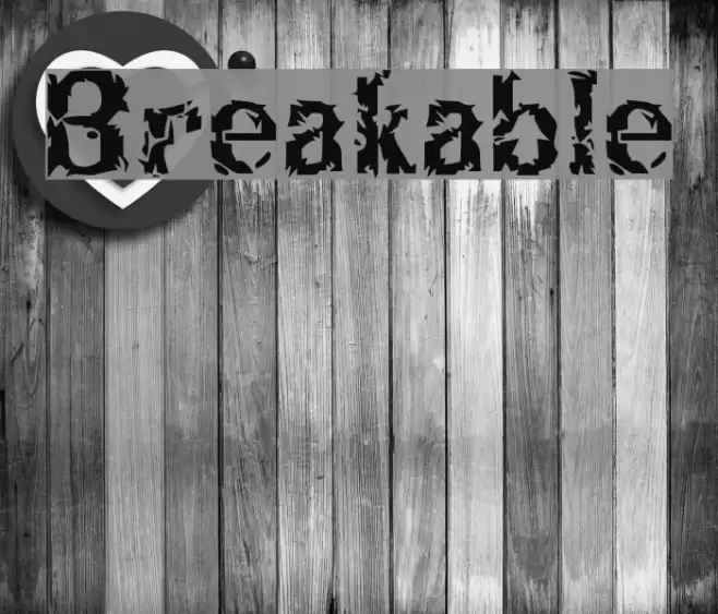 Breakable Font examples