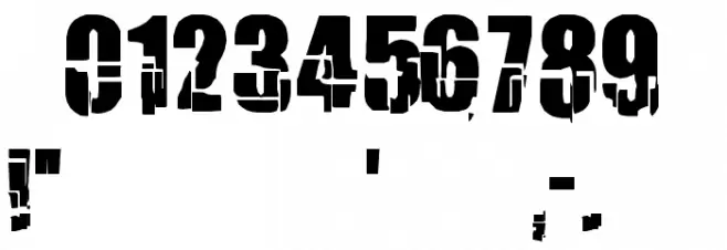 Breakaway Font OTHER CHARS