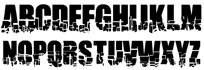 Breakaway Font LOWERCASE