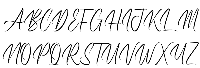 Breakdays Demo Font UPPERCASE
