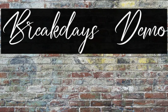 Breakdays Demo Example 2