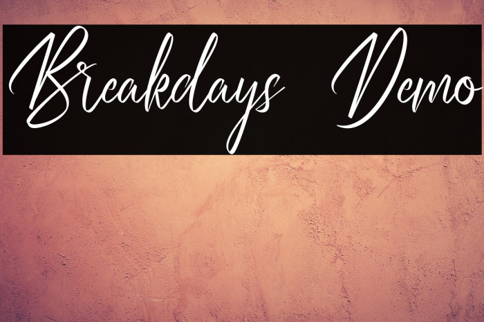 Breakdays Demo Example 3