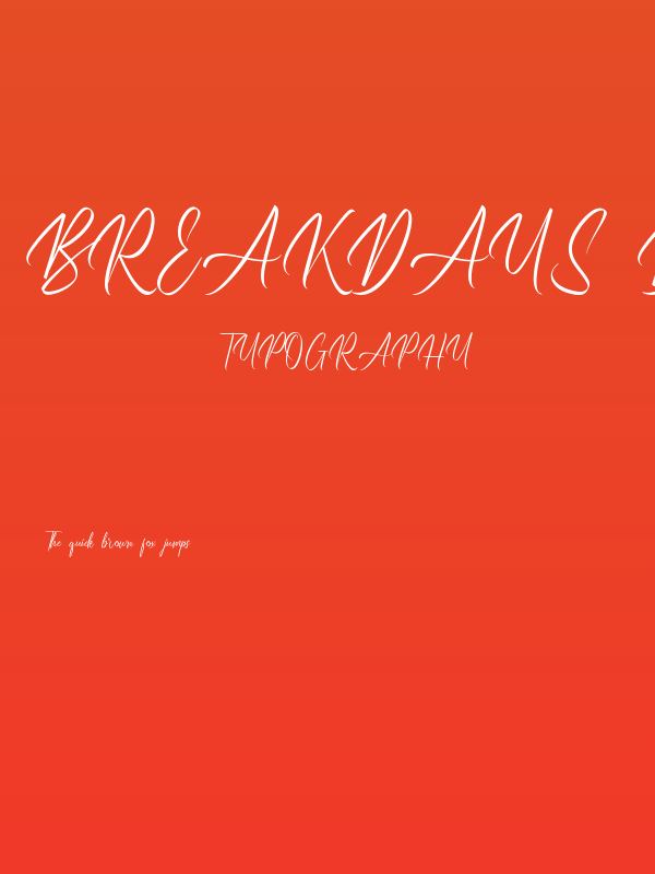 Breakdays Demo Poster
