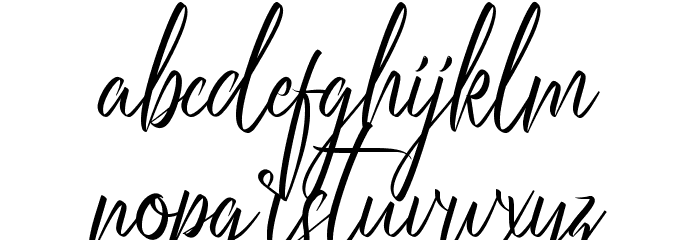 Breakdays Demo Font LOWERCASE