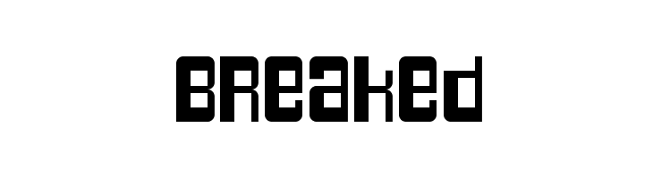 Breaked  Free Fonts Download