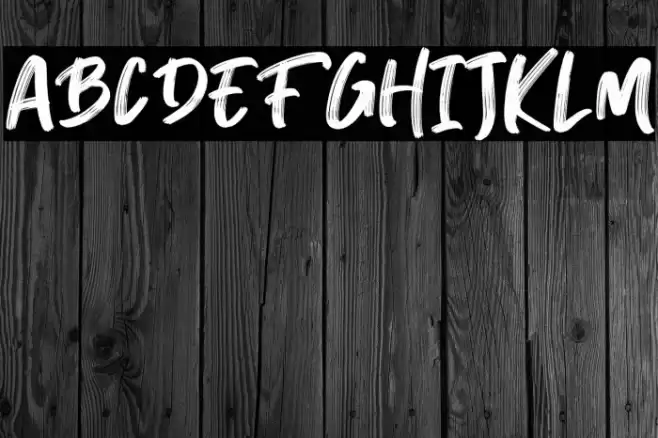 Breaker The Brush Regular Font examples