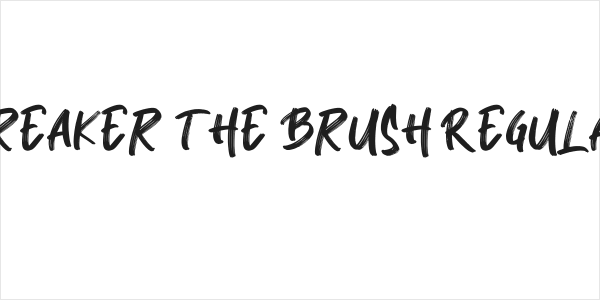 Breaker The Brush Regular Logo