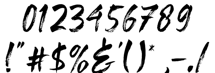 Breaker Font OTHER CHARS
