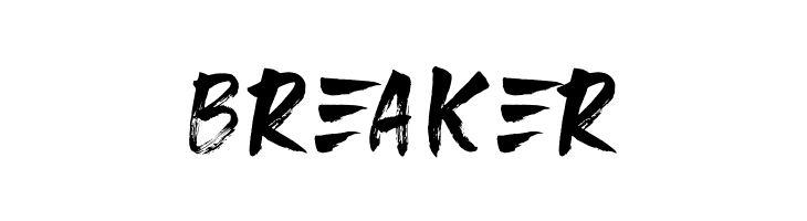 Breaker  font caratteri gratis