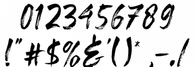 Breaker Font OTHER CHARS