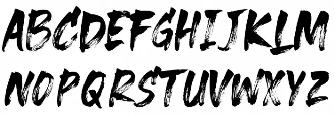 Breaker Font UPPERCASE