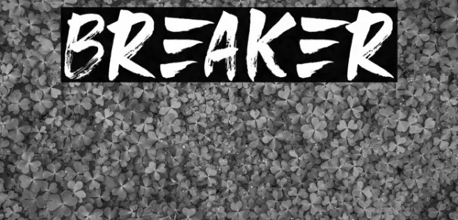 Breaker Font examples