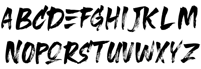 Breaker Font LOWERCASE