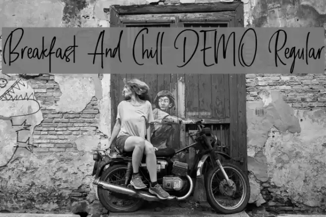 Breakfast And Chill DEMO Regular Font examples