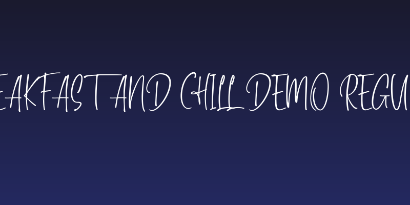 Breakfast And Chill DEMO Regular Social Header