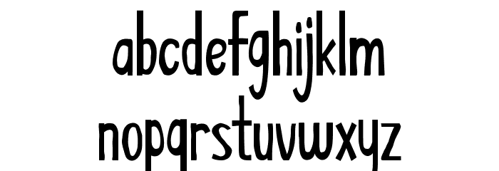 Breakfast-Club Font LOWERCASE