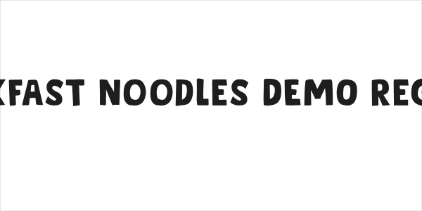 Breakfast Noodles DEMO Regular Logo
