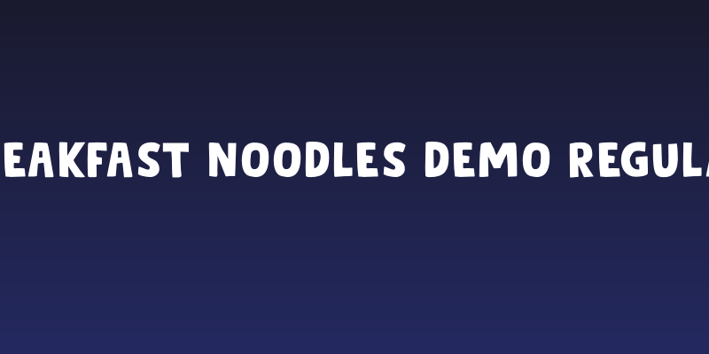 Breakfast Noodles DEMO Regular Social Header