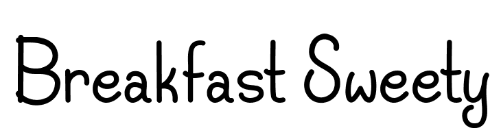 Breakfast Sweety  Frei Schriftart Herunterladen