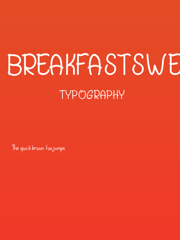 Breakfast Sweety Poster