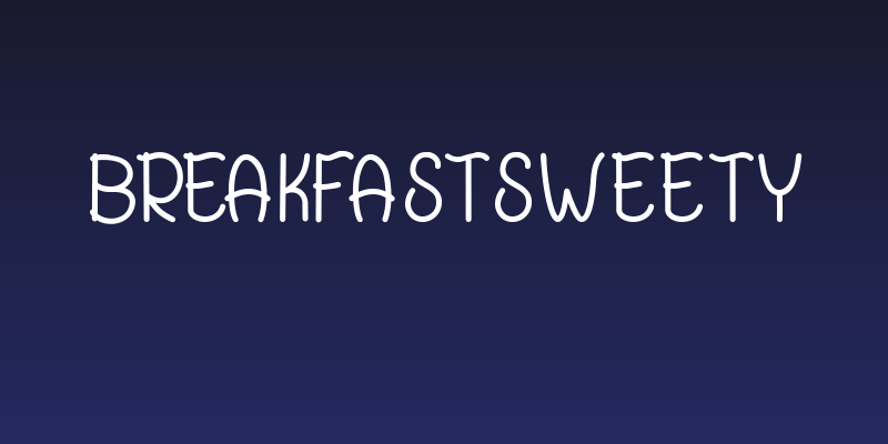 Breakfast Sweety Social Header